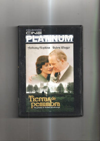 Pelicula en DVD: Tierras de penumbra. Interpretado por Anthony Hopkins y Debra Winger