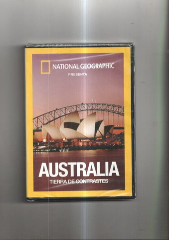 DVD: National Geographic. Australia, tierra de contrastes (conserva el precinto)