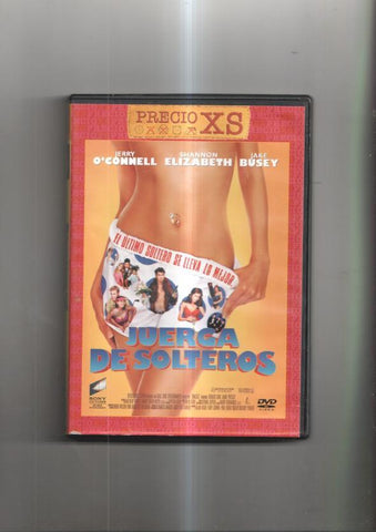 Pelicula en DVD: Juerga de solteros, con Jerry O'Connell, Shannon Elizabeth y Jake Busey