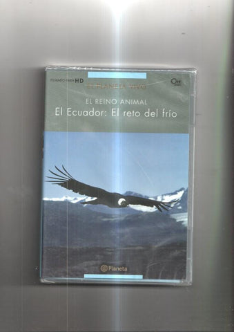 Documental en DVD: El planeta vivo - El reino animal, El Ecuador: el reto del frío (conserva precinto)