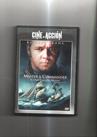Pelicula en DVD: Master & Commander, al otro lado del mundo. Con Russell Crowe y Paul Bettany
