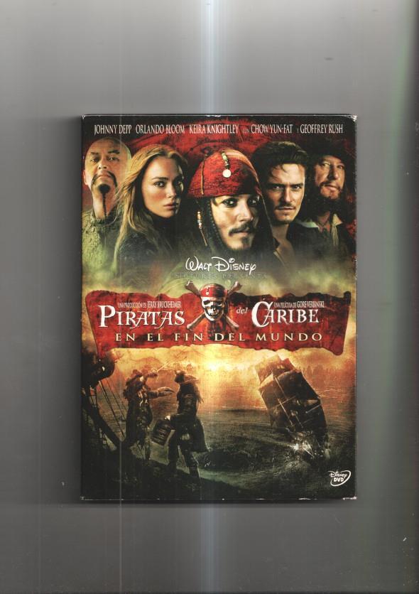 Pelicula en DVD: Piratas del Caribe, en el fin del mundo. Johnny Depp, Orlando Bloom, Geoffrey Rush, Keira Knightley