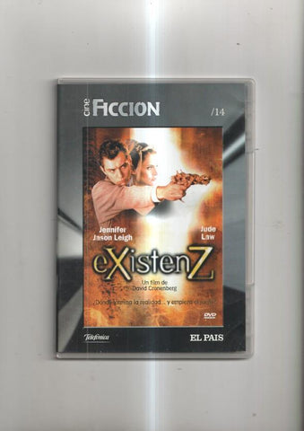 Pelicula en DVD: ExistenZ, con Jennifer Jason Leigh y Jude Law