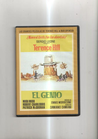 Pelicula en DVD: El Genio. Una película de Sergio Leone y protagonizada por Terence Hill (música de Ennio Morricone)