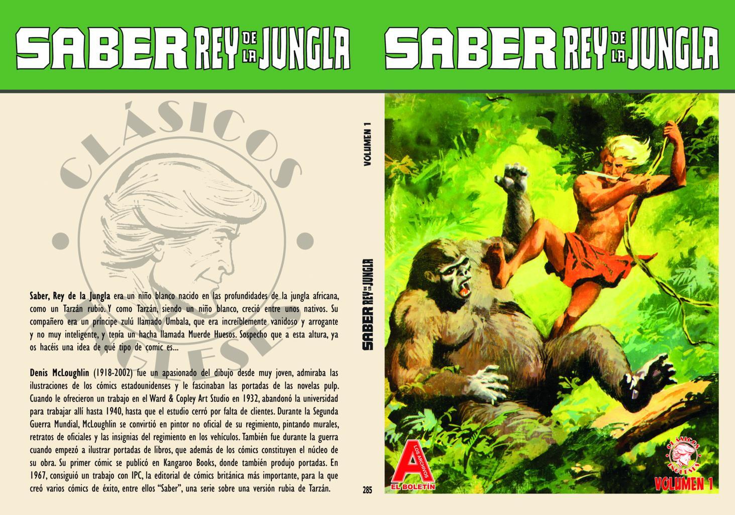 Los Archivos de El Boletin volumen 285: Saber rey de la jungla vol 1
