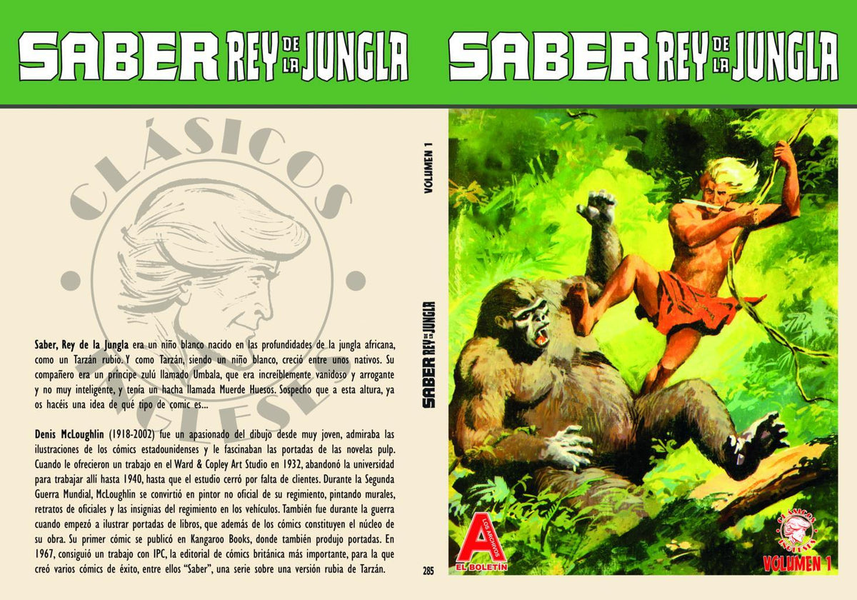 Los Archivos de El Boletin volumen 285: Saber rey de la jungla vol 1