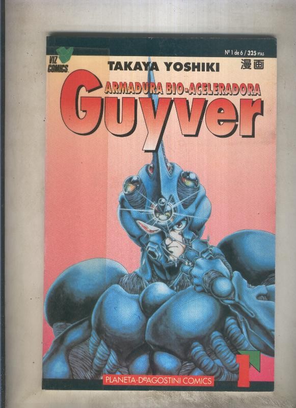 Guyver armadura bio aceleradora numero 1