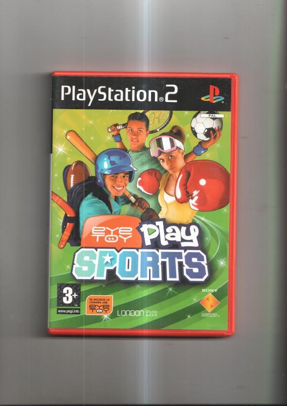 Juego de PS2: Eye Toy Play Sports, 101 deportes locos. Precisa una cámara USB eye toy