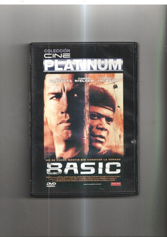 Pelicula en DVD: Basic. Con John Travolta, Connie Nielsen, Samuel Jackson