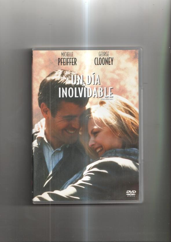 Pelicula en DVD: Un día inolvidable (One fine day). Interpretado por Michelle Pfeiffer y George Clooney