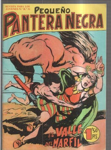 Facsimil: Pequeño Pantera Negra numero 123: El valle del marfil