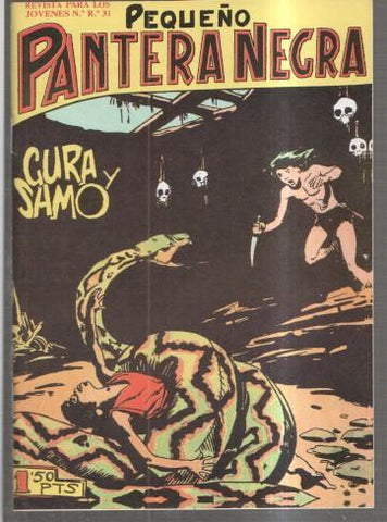Facsimil: Pequeño Pantera Negra numero 120: Gura y Samo