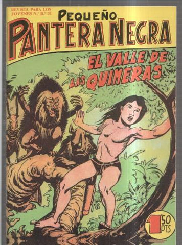Facsimil: Pequeño Pantera Negra numero 119: El valle de las quimeras