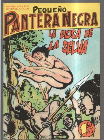 Facsimil: Pequeño Pantera Negra numero 109: La diosa de la selva