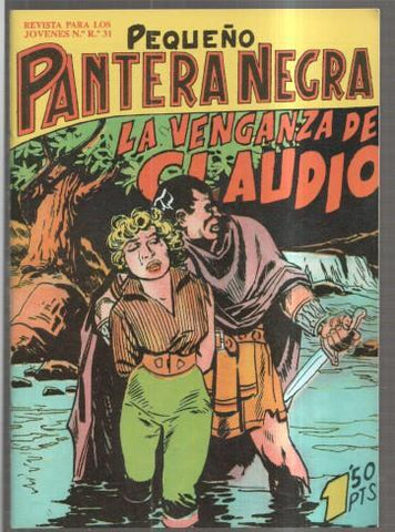 Facsimil: Pequeño Pantera Negra numero 108: La venganza de Claudio
