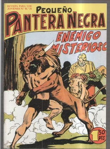 Facsimil: Pequeño Pantera Negra numero 103 Enemigo misterioso