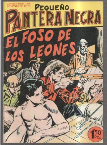 Facsimil: Pequeño Pantera Negra numero 102: El foso de los leones