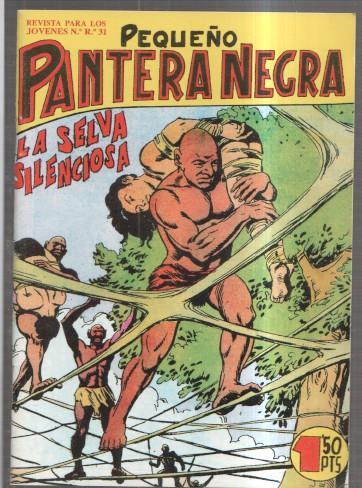 Facsimil: Pequeño Pantera Negra numero 099: La selva silenciosa