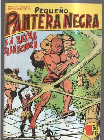 Facsimil: Pequeño Pantera Negra numero 099: La selva silenciosa