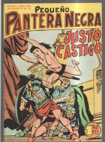 Facsimil: Pequeño Pantera Negra numero 098: Justo castigo