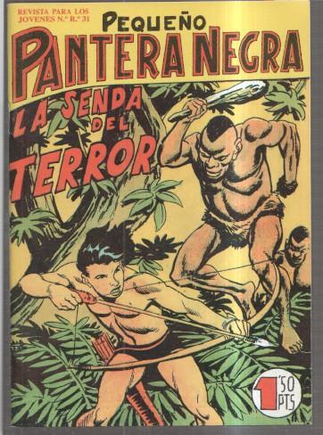 Facsimil: Pequeño Pantera Negra numero 095: La senda del terror