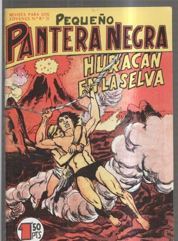Facsimil: Pequeño Pantera Negra numero 093: Huracan en la selva