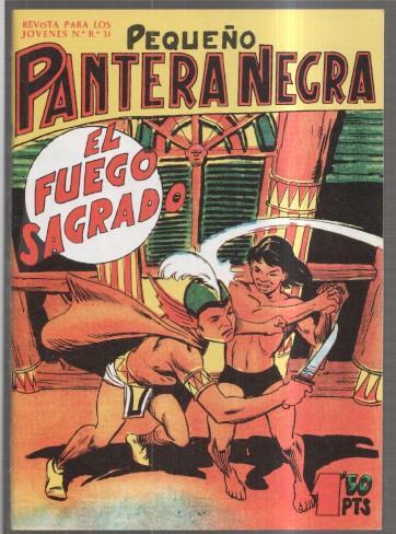Facsimil: Pequeño Pantera Negra numero 091: El fuego sagrado