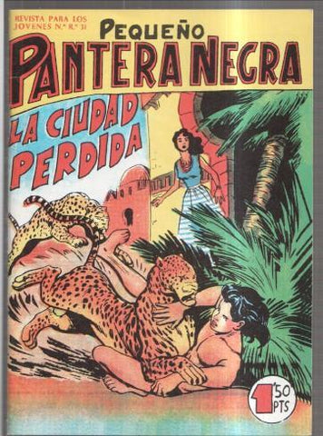 Facsimil: Pequeño Pantera Negra numero 088: La ciudad perdida