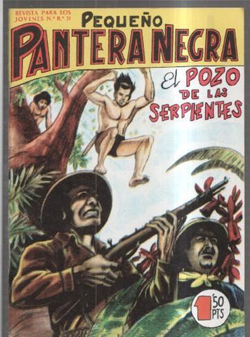Facsimil: Pequeño Pantera Negra numero 084: El pozo de las serpientes