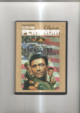 Pelicula en DVD: El mensajero del miedo. Con Frank Sinatra y Janet Leigh
