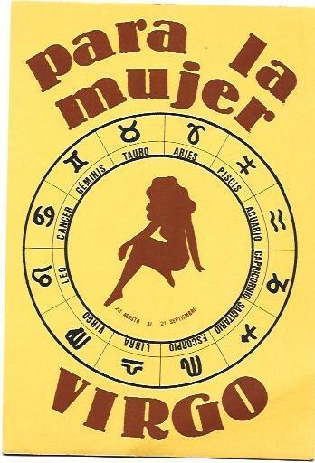 POSTAL A6840: Mujer Virgo
