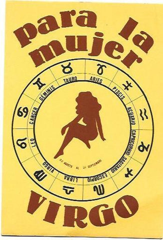 POSTAL A6840: Mujer Virgo