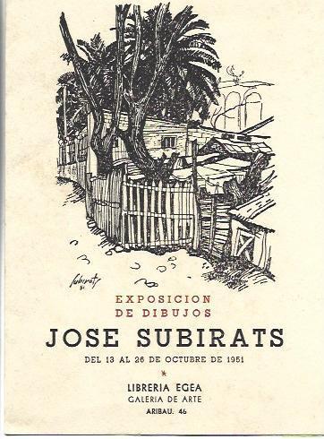 VARIOS 7083: Exposicion de dibujos de Jose Subrirats en Barcelona