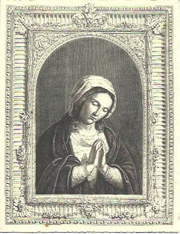 VARIOS 7080: Estampa de la Virgen Maria