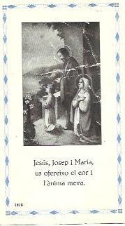 VARIOS 7062: Estampa de Jesus, Jose  y Maria