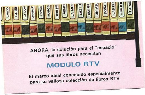 VARIOS 7056: Modulo RTV para colección de libros