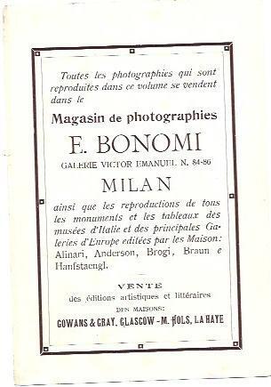 VARIOS 7001: Publicidad de publicaciones en italiano