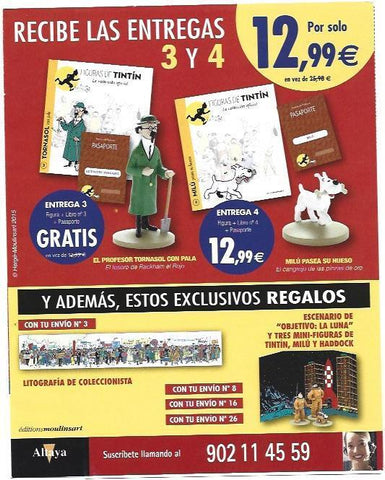 VARIOS 7025: Suscripcion colección Figuras de Tintin