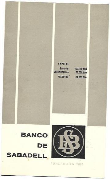 VARIOS 7051: Banco de Sabadell