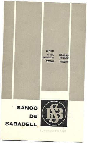 VARIOS 7051: Banco de Sabadell