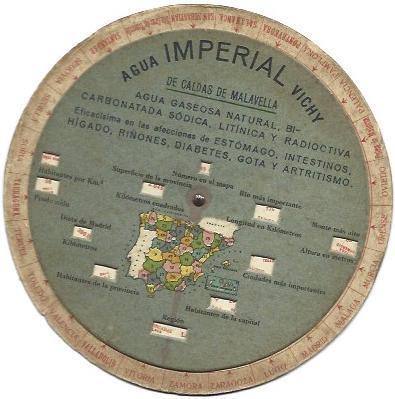 VARIOS 7041: Disco geografico de España
