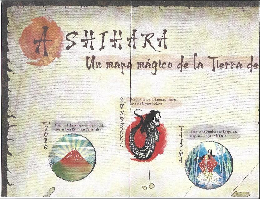 VARIOS 7033: Shihara. Mapa magico de la Tierra de las Ocho Islas