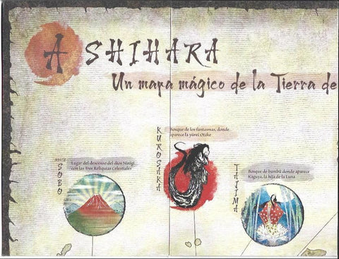 VARIOS 7033: Shihara. Mapa magico de la Tierra de las Ocho Islas