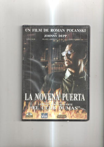 Pelicula en DVD: La novena puerta (precintada). Un film de Roman Polansky con Johnny Depp