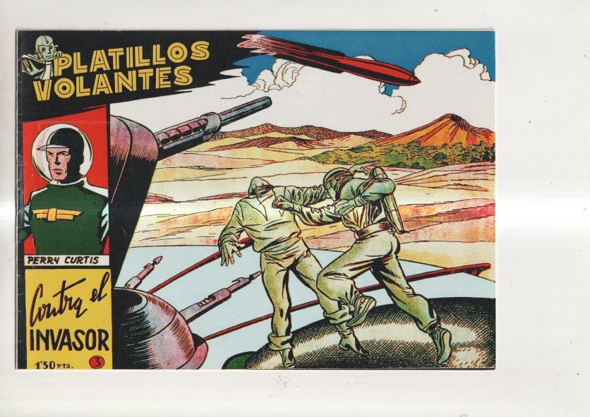 Facsimil: Platillos Volantes numero 03: Contra el invasor