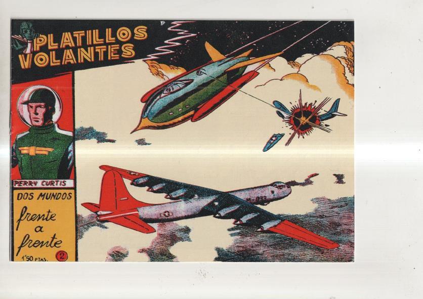 Facsimil: Platillos Volantes numero 02: Dos mundos frente a frente