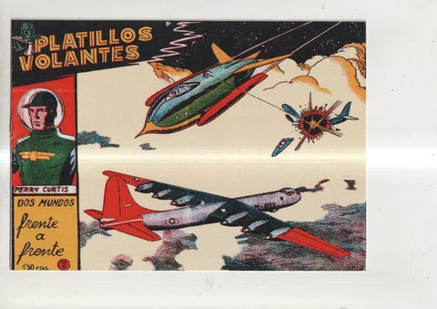 Facsimil: Platillos Volantes numero 02: Dos mundos frente a frente