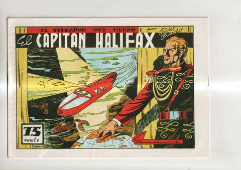 Facsimil: El vengador del mundo numero 01: El Capitan Halifax