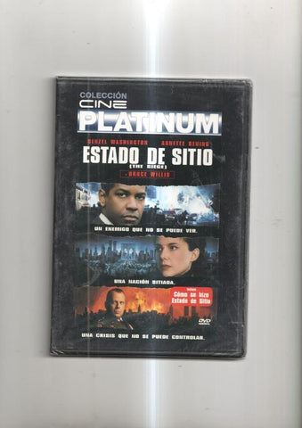 DVD: Estado de sitio (precintada), con Denzel Washington y Annette Bening