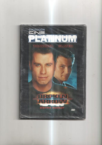 DVD: Broken Arrow, Alarma Nuclear (precintado). Con Travolta y Slater